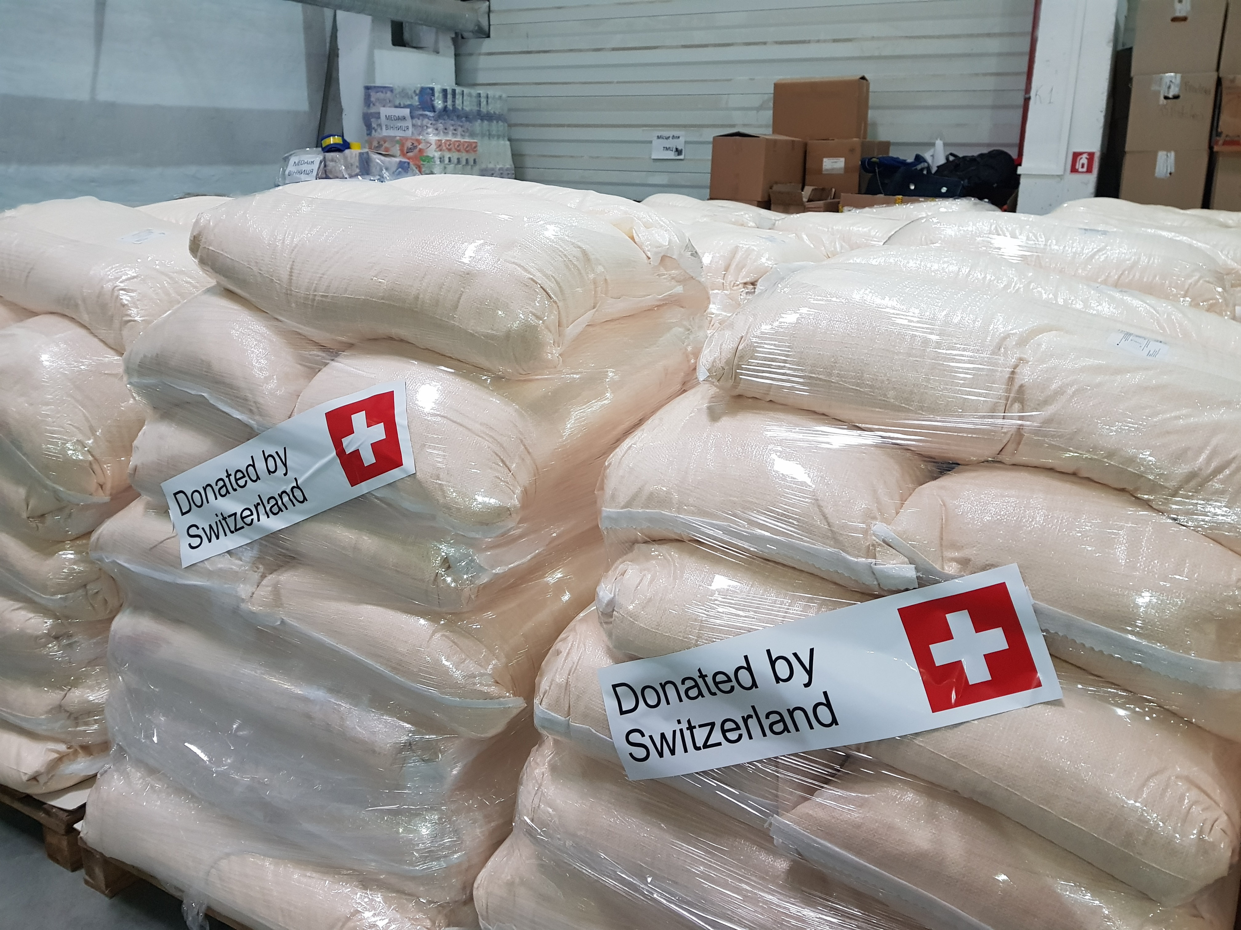 Serhii Morhunov: "Switzerland Handed Over the First Consignment of Food to Vinnytsia as Part of a Humanitarian Mission"